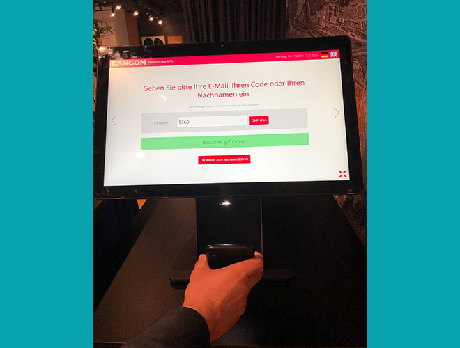 WELCOME Eventmanagement Check In