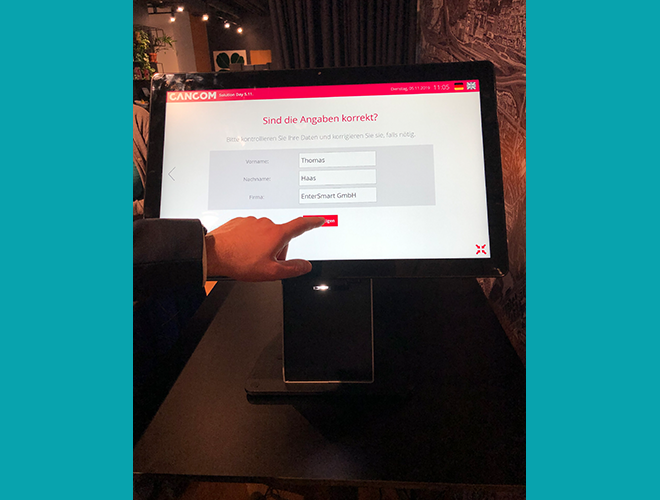 WELCOME Eventmanagement Check In